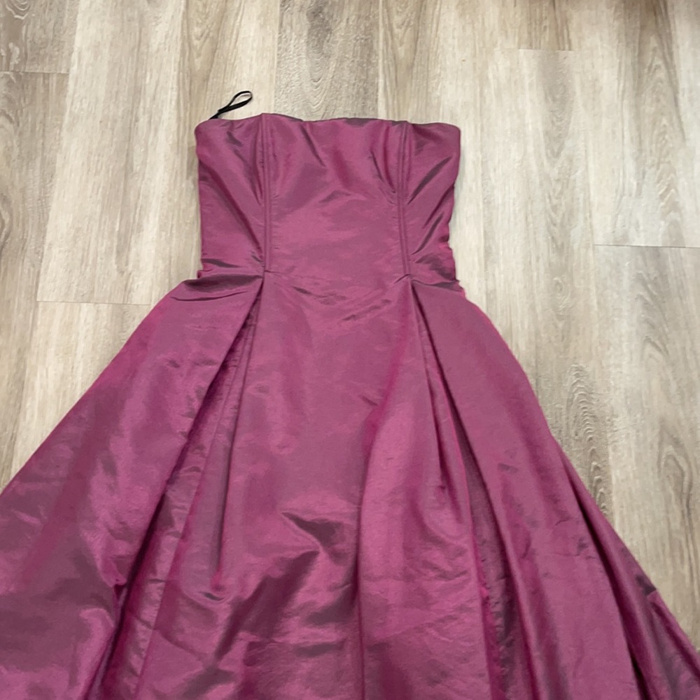 Jessica McClintock Gunne Sax strapless gown sz 7 4 - Picture 2 of 7